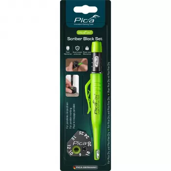 Pica Dry Scriber Block Set - Longlife automaatpliiats koos hoidiku ja juhtmetega