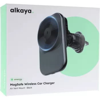 ALKAYA Breeze MagSafe Wireless Car Charger Black (CR-50010)