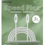 ALKAYA Speed Flex USB-C to USB-C kaabel 2 m Valge (CL-60031)