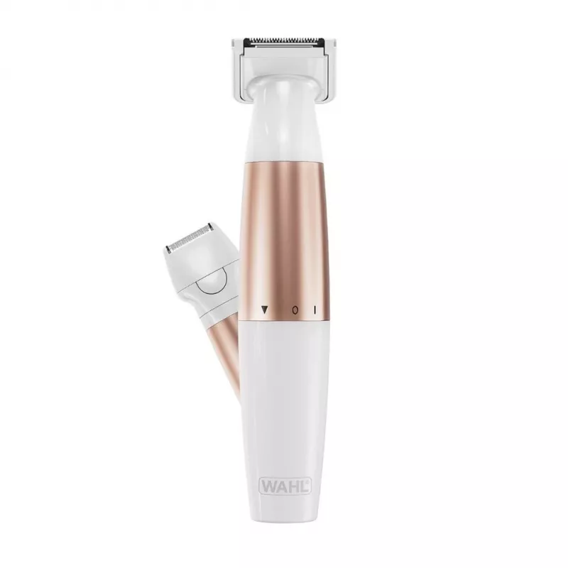 Wahl TRIM and SHAVE 3028668 Bikiinitrimmer, laetav, märg ja kuiv, valge/roosa