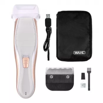 Wahl SHAVE and SMOOTH 3029295 Naiste raseerija ja epilaator, valge/roosa, juhtmega