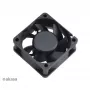 Akasa 60x25mm Must korpusventilaator 3-pin Sleeve Bearing Keskmine kiirus