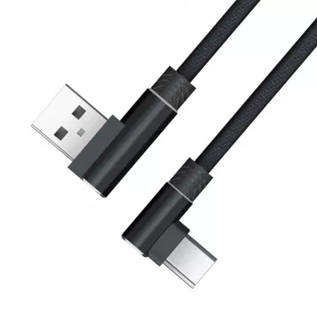 Akasa AK-CBUB39-10BK USB 2.0 kaabel - USB-A - USB-C - 1 m - must