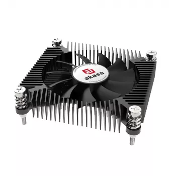 Akasa KS7 Intel LGA 1200/115X madala profiiliga CPU jahuti, kõrgus 16 mm, kruvid ja tagumine plaat