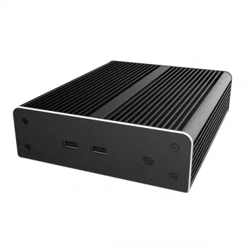 Akasa Newton NE Mini-ITX korpus - Must - Alumiinium - Ventilaatorita - 2,5 inch HDD/SSD - 150,6mm