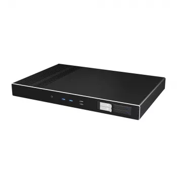 Akasa Galileo TU Plus Intel LGA1700 1U Fanless Thin Mini-ITX Case - Must