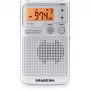 Sangean DT-250 (Pocket 250) Silver Portable AM/FM Radio