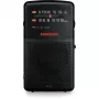 Sangean SR-35 Must kaasaskantav AM/FM analoograadio