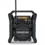 Sangean U-5 DBT (Utility 50) Must - DAB+/FM kaasaskantav raadio Bluetoothiga, IP64, 7W RMS
