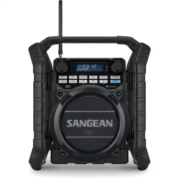 Sangean U-4 DBT+ (Utility 40) kaasaskantav DAB+/FM-raadio Bluetoothiga, must