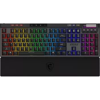 MSI STRIKE PRO W SILENT FR Mehaaniline Mänguklaviatuur, Tenkeyless, Kailh Low Profile Red Lülitid, RGB, AZERTY