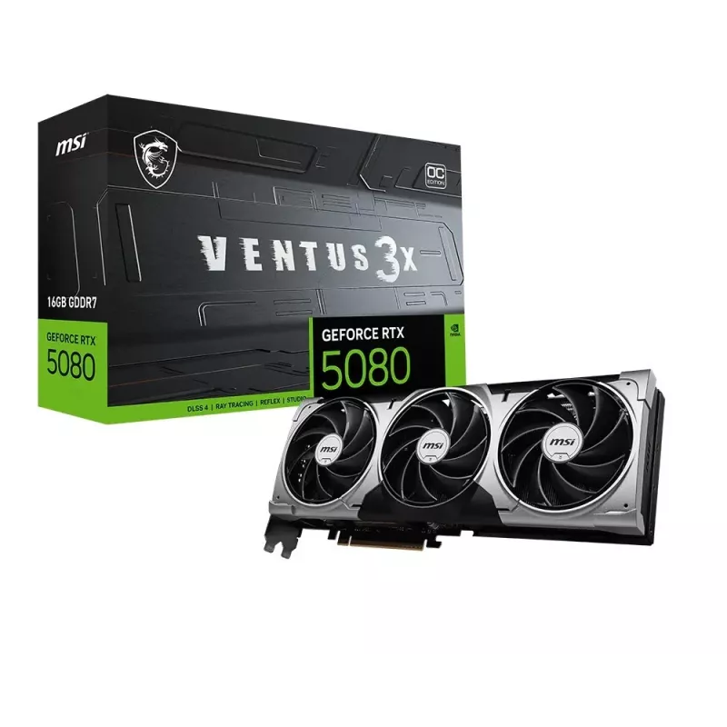 MSI RTX 5080 16G VENTUS 3X OC BLACK