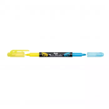 Pentel Twin Checker SLW8-GS Markerikomplekt, Segavärvid, 8 tk