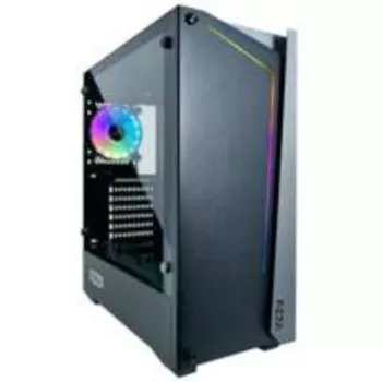 AZZA Apollo 430B-DF2 Gaming Mid Tower ATX korpus, terasest esipaneel, must, 1x Digital RGB, jaemüük