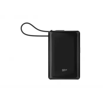 Silicon Power CP10 10000mAh PD USB-A 2xUSB-C Power Bank, Must