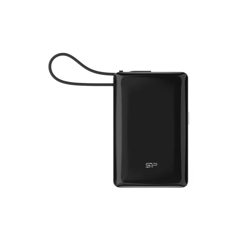 Silicon Power CP10 10000mAh PD USB-A 2xUSB-C Power Bank, Must