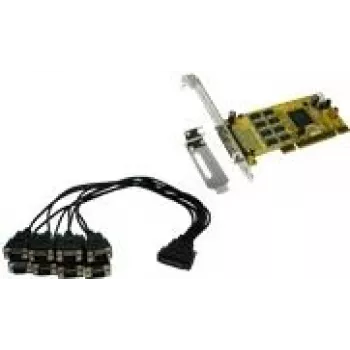 EXSYS EX-41388 PCI 8-pordiline RS-232 jadaliidese kaart madalaprofiilse kinnitusega (SystemBase)