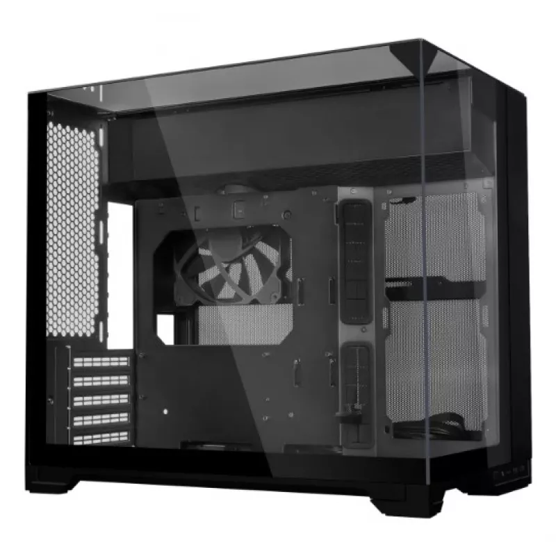 Lian Li O11 Vision-M Micro-ATX Tower, Tempered Glass - Black