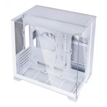 Lian Li O11 Vision-M Micro-ATX Tower, Karastatud Klaas, Valge