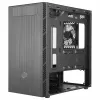 Cooler Master MasterBox MB400L Micro-ATX Mini Tower, teras, tahke külgpaneel, ilma toiteplokita