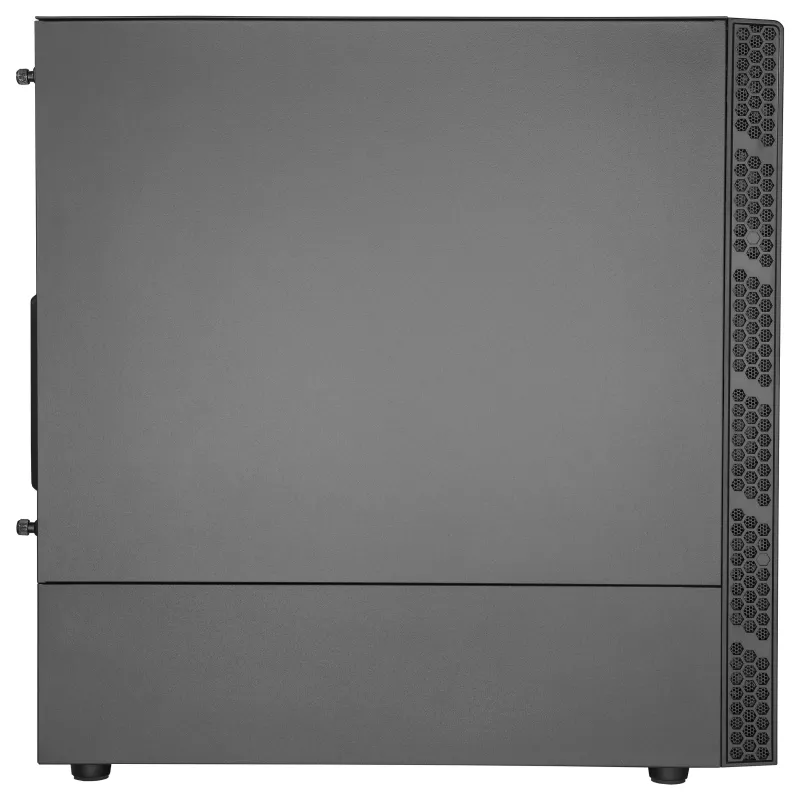 Cooler Master MasterBox MB400L Micro-ATX Mini Tower, teras, tahke külgpaneel, ilma toiteplokita