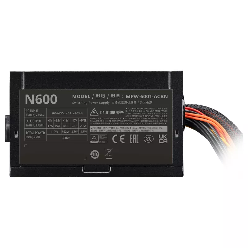 Cooler Master Elite NEX 230V 600 W Toiteplokk