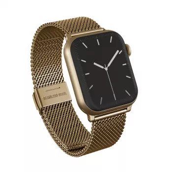 BURGA Metal Mesh Elegance Apple Watch 42/44 mm (kuldne)