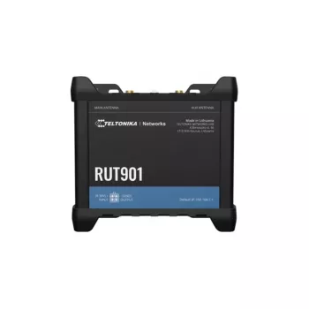 Teltonika RUT900 3G traadita ruuter - must - 4 pordiga Ethernet - 802.11b/g/n - üksikriba 2,4 GHz