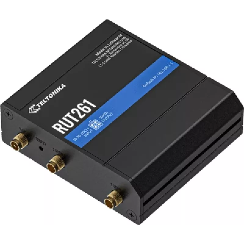 Teltonika tööstusruuter RUT261 - 4G LTE Cat 6, Wi-Fi 4, Dual SIM, EU PSU