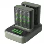 GP Battery M452 Docking Station Round Cell Charger NiMH Micro AAA Mignon AA (GPRCKCHM452D457)
