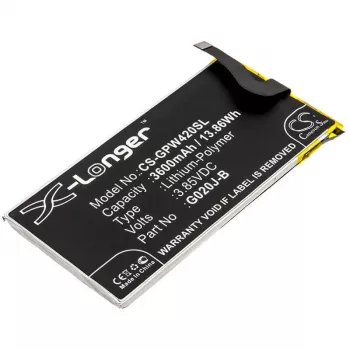 CAMERON SINO aku tüüp G020J-B Google Pixel 4 XL 4XL G020P jaoks 3600mAh / CS-GPW420SL
