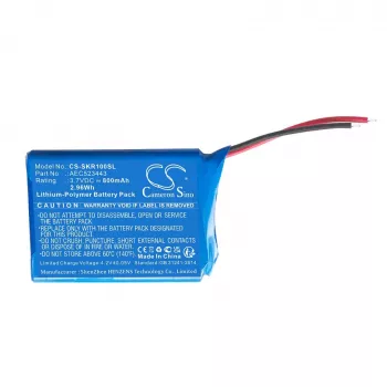 Cameron Sino CS-SKR100SL asendusaku Skullcandy 2XL Ringer Soundmine X7rgfz-842 jaoks (1000mAh, 3.7V, Li-Po)