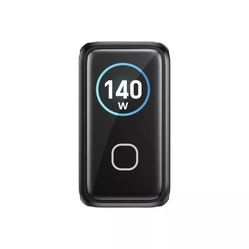 UNITEK GaN Laadija Ekraaniga 140W 3xUSB-C 1xUSB-A PD3.0 QC4.0 Must