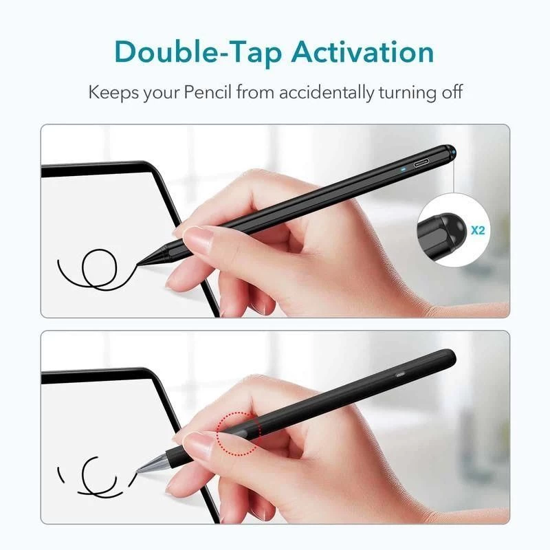 ESR Digital+ Magnetiline Stylus-pliiats iPadile, Valge