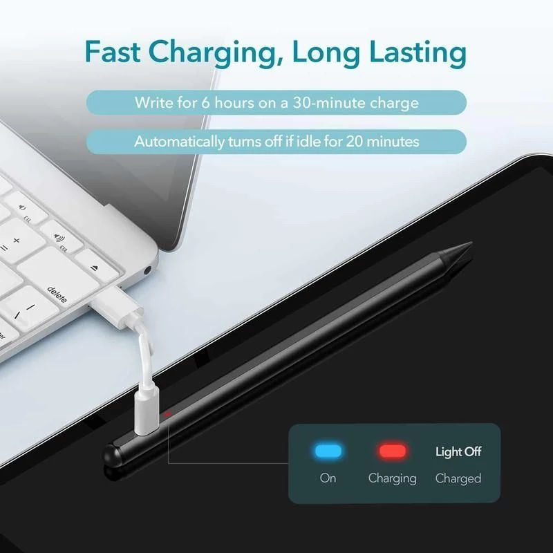 ESR Digital+ Magnetiline Stylus-pliiats iPadile, Valge