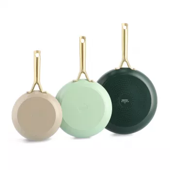 GreenPan Shades Frittpannide Komplekt 3-osaline, 20+24+28cm Natural