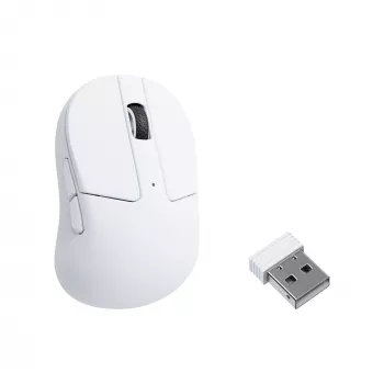 Keychron M4-A24 PixArt 3950 8K Wireless Gaming Mouse White