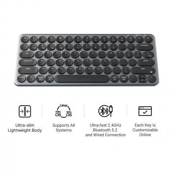 Keychron B3P-K8 75% Scissor Ivory White Mechanical Keyboard