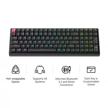 Keychron K4X-J1 96% Red Switch RGB Hot-Swap Mechanical Keyboard