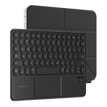 AMAZINGTHING Minimal Case KeyLite Combo klaviatuuriga ümbris iPad Air 11 M2/M3/M4 (2024/2025/2026) jaoks - must