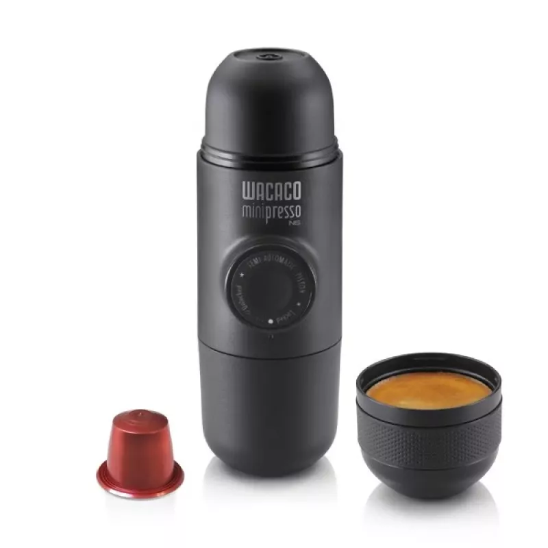 WACACO Minipresso NS kaasaskantav espressomasin Nespresso kapslitele, must