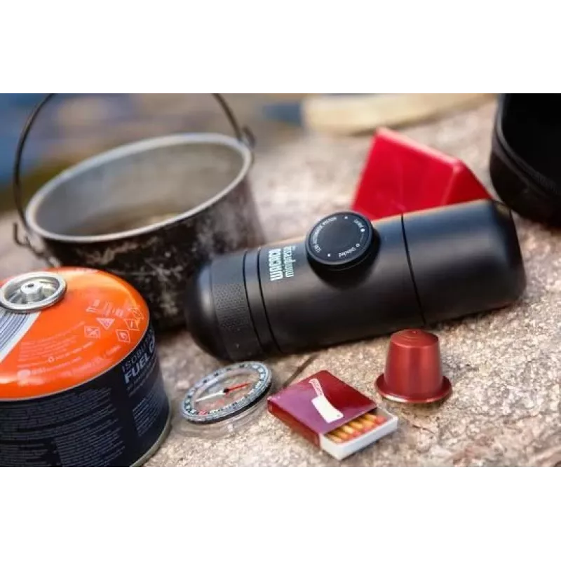 WACACO Minipresso NS kaasaskantav espressomasin Nespresso kapslitele, must