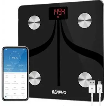 Renpho nutikas vannitoakaal rakendusega - must (ES-30M-US)