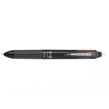 PILOT PEN FriXion Ball 4 Kustutatav Geelpliiats 4-in-1 Must Korpus 0,5 mm Eripeen