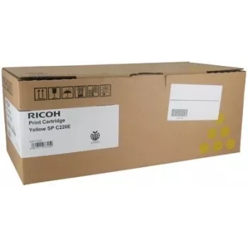 Ricoh SP C220E originaalne toonerikassett kollane (407643)