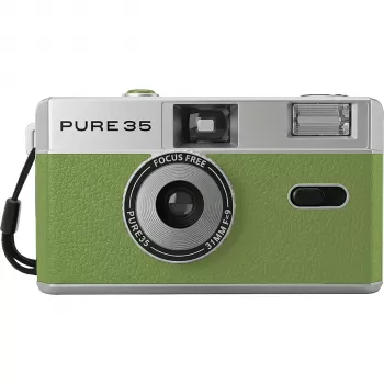 KODAK Pure 35 Green ühekordne kaamera 35mm ISO 400 27 võtet sisseehitatud välguga