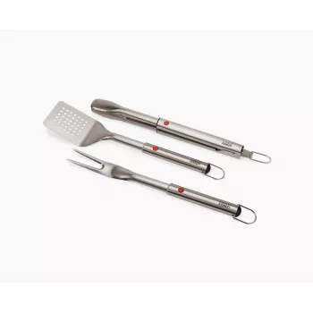 Joseph Joseph GrillOut 3-osaline roostevabast terasest grillimis-komplekt: spaatel, tangid ja kahvel