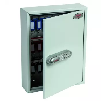 Phoenix Safe KC0601E Võtmekapp - Hall - 42 Konksu - Elektrooniline Lukk - Seinale Paigaldatav - 270 x 80 x 350 mm
