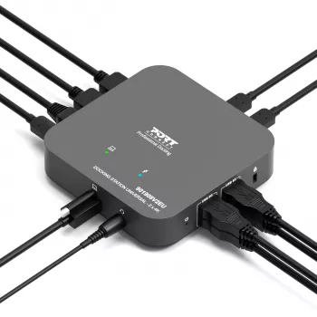 PORT Designs Universal Docking Station - 2 x 4K 2 HDMI with Power Supply - EU