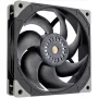 SILVERSTONE TECHNOLOGY SST-FHL140 140mm must korpuseventilaator, 4-pin PWM, hüdrolaager, 0-1500 RPM, 92.5 CFM